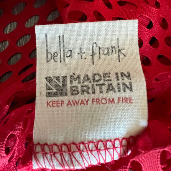 Bella + Frank Mesh Shirt Kids 10 Years Red - Picture 4 of 9